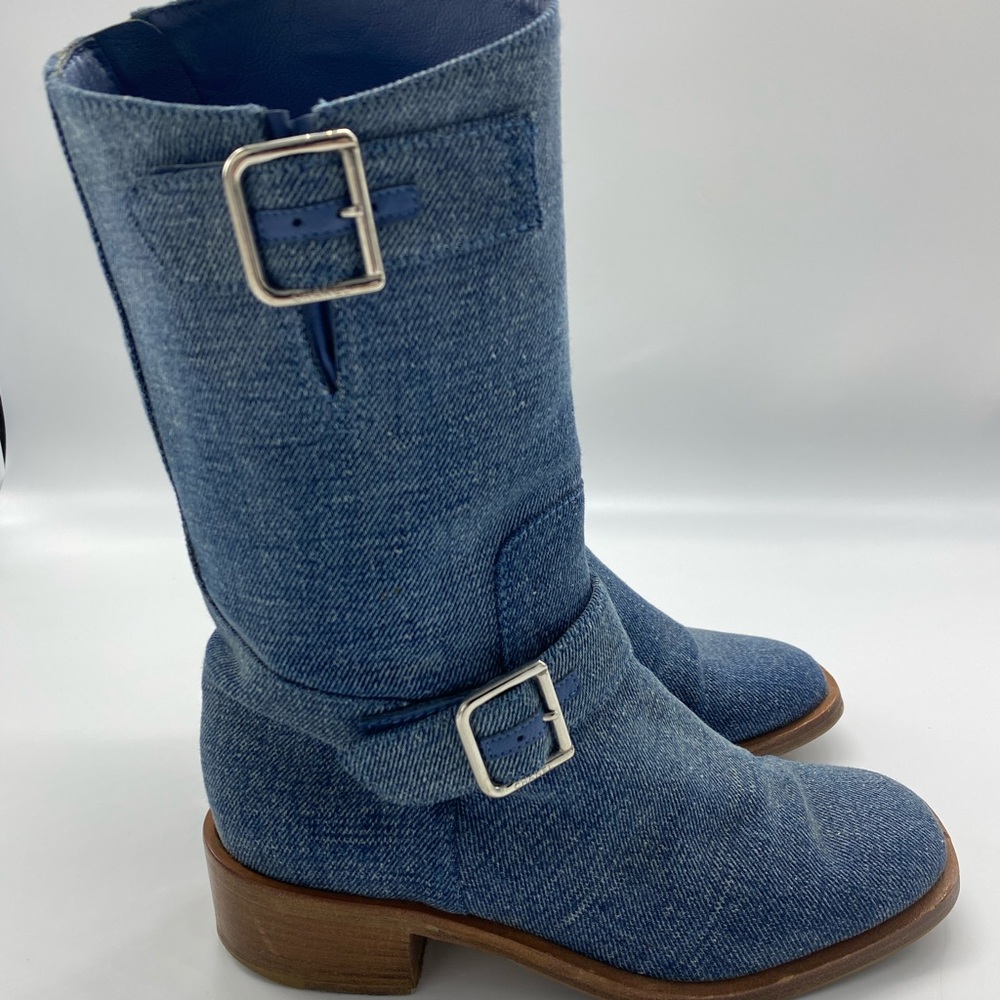 Chanel Denim Boots - Gem